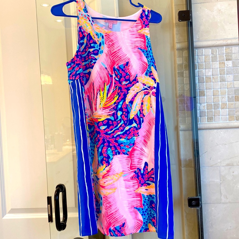 Lilly Pulitzer Short Sleeve Silky Shell Dress